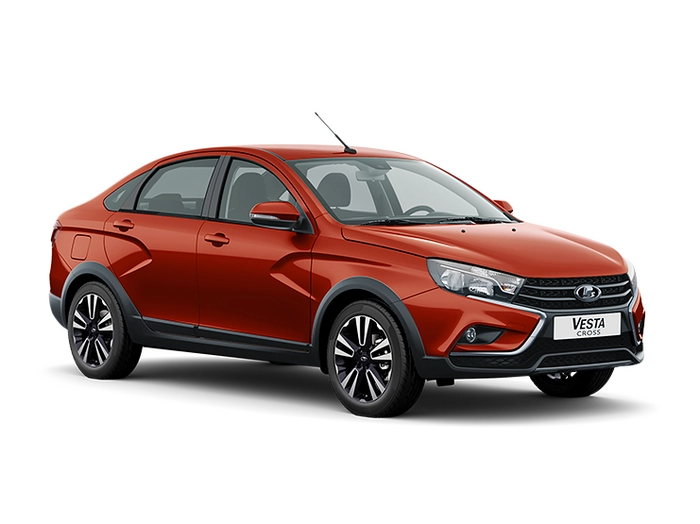 Lada Vesta Cross Красный "Сердолик"