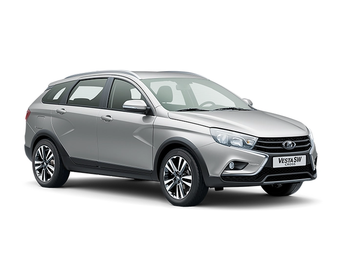Lada Vesta SW Cross Серебристый "Платина"