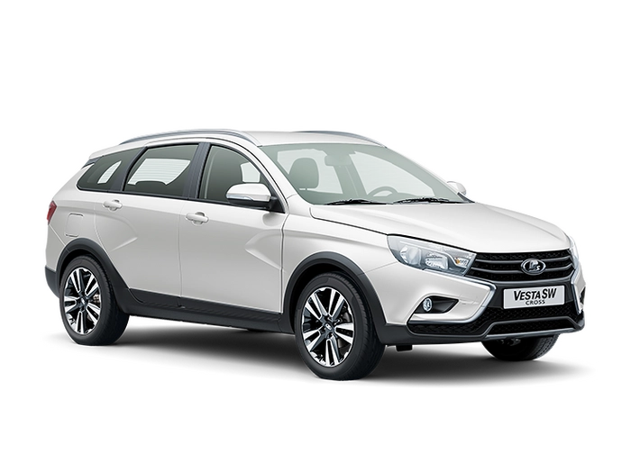 Lada Vesta SW Cross Белый "Ледниковый"